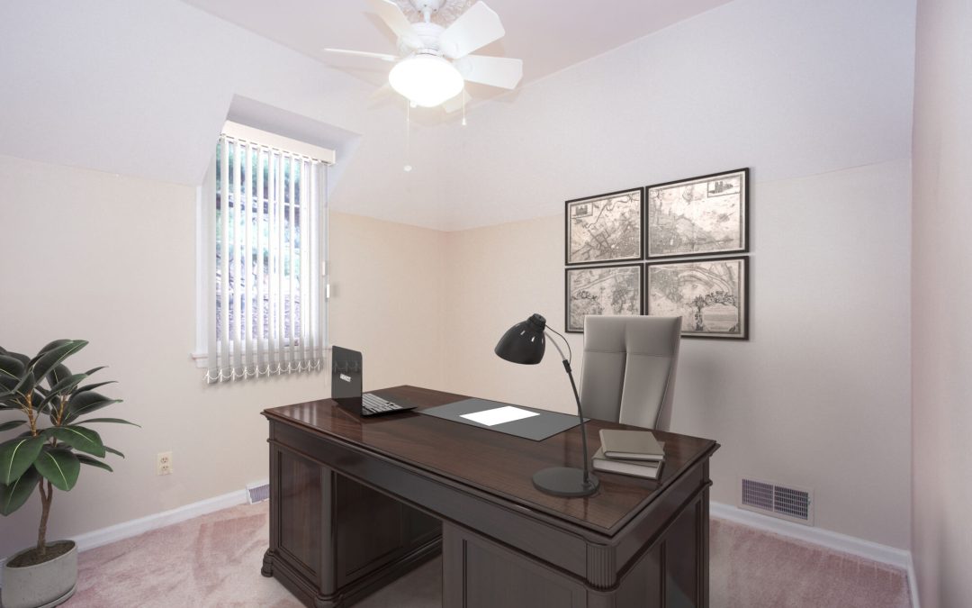 49 woodland office staged